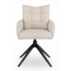 Mebel Elite Вращающееся кресло для гостиной July кремового цвета, ME.JULY/KR/T/K - Home Club, изображение 4