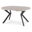 Mebel Elite Стіл Lukas, розкладний, 100–250 см, кашмір/чорний, ME.LUKAS/KASZ/CZ/S - Home Club, Зображення 9