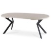 Mebel Elite Стіл Lukas, розкладний, 100–250 см, кашмір/чорний, ME.LUKAS/KASZ/CZ/S - Home Club, Зображення 10