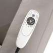 Mebel Elite Массажное кресло Box с функцией раскладывания, для отдыха, с подставкой для ног, серого цвета, из экокожи, ME.BOX/P/E/FW - Home Club, изображение 12