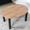 Mebel Elite Комплект: стіл Harry 102–142 см, дуб Craft/чорний, та 4 стільці Robin 2, чорні, W.HARRY/DC/CZ/S/ROBIN2/CZ/T/Z4/K - Home Club, Зображення 7