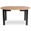 Mebel Elite Комплект: стіл Harry 102–142 см, дуб Craft/чорний, та 4 стільці Robin 2, чорні, W.HARRY/DC/CZ/S/ROBIN2/CZ/T/Z4/K - Home Club, Зображення 12