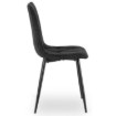Mebel Elite Комплект: стіл Harry 102–142 см, дуб Craft/чорний, та 4 стільці Robin 2, чорні, W.HARRY/DC/CZ/S/ROBIN2/CZ/T/Z4/K - Home Club, Зображення 15