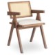 Mebel Elite Стул Madera 2, орех/бежевый, ажурный, ME.MADERA2/BZ/T/O/DK/K - Home Club