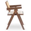 Mebel Elite Стілець Madera 2, горіх/бежевий, ажурний, ME.MADERA2/BZ/T/O/DK/K - Home Club, Зображення 4