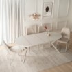Mebel Elite Стол Lugo, раскладной, 90–190 см, кашемировый, ME.LUGO/KASZ/S - Home Club, изображение 4