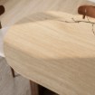 Mebel Elite Стіл Dario, овальний, 200 см, травертин/горіх, ME.DARIO/TRAW/O/S - Home Club, Зображення 3