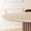 Mebel Elite Стіл Dario, овальний, 200 см, травертин/горіх, ME.DARIO/TRAW/O/S - Home Club, Зображення 4