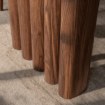 Mebel Elite Стіл Dario, овальний, 200 см, травертин/горіх, ME.DARIO/TRAW/O/S - Home Club, Зображення 5