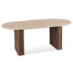 Mebel Elite Стіл Dario, овальний, 200 см, травертин/горіх, ME.DARIO/TRAW/O/S - Home Club, Зображення 6