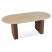 Mebel Elite Стіл Dario, овальний, 200 см, травертин/горіх, ME.DARIO/TRAW/O/S - Home Club, Зображення 7