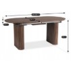 Mebel Elite Раздвижной стол Oval, 180–220 см, орех, ME.OVAL/O/S - Home Club, изображение 8