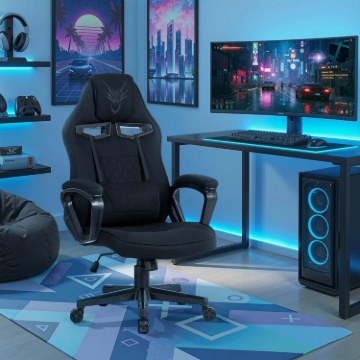 Mebel Elite Игровое вращающееся кресло Vidal, чёрное, ME.VIDAL/CZ/T/FO - Home Club