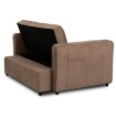 Mebel Elite Раскладной кресло-кровать Aster для сна, коричневого цвета, ME.ASTER/BR/T/SOF - Home Club, изображение 6