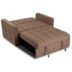 Mebel Elite Раскладной кресло-кровать Aster для сна, коричневого цвета, ME.ASTER/BR/T/SOF - Home Club, изображение 9