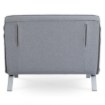 Mebel Elite Двухместное раскладное кресло Bart 2, серого цвета, ME.BART2/P/T/FW - Home Club, изображение 10
