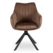 Mebel Elite Вращающееся кресло Mumbai 2, коричневое, велюровое, ME.MUMBAI/BR/V/K - Home Club, изображение 4