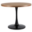 Mebel Elite Стіл Lino 100 см, дуб золотистий/чорний, ME.LINO/DZ/S - Home Club, Зображення 3