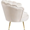 Mebel Elite Кресло Angel кремового цвета из велюра, ME.ANGEL/KR/V/FW - Home Club, изображение 4
