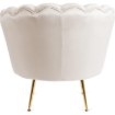 Mebel Elite Кресло Angel кремового цвета из велюра, ME.ANGEL/KR/V/FW - Home Club, изображение 6