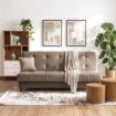Mebel Elite Раскладной диван Lima бежевого цвета, PPHUE.MARIO/PAROS3/WER - Home Club, изображение 2