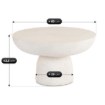 Mebel Elite Столик Plot 65 см, кремовый/бежевый, современный, ME.PLOT/KR-BZ/MGO/L - Home Club, изображение 7