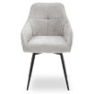Mebel Elite Вращающееся кресло Larisa, серого цвета, ME.LARISA/P/CZ/TB/K - Home Club, изображение 4