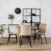 Mebel Elite Стілець Robin, бежевий, велюровий, ME.ROBIN/BZ/V/K - Home Club, Зображення 3