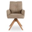 Mebel Elite Вращающееся кресло Bianco, коричневое, ME.BIANCO/BR/T/K - Home Club, изображение 7