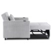 Mebel Elite Раскладной кресло Solor, серый, из вельвета, ME.SOLOR/P/CZ/SZTR/FW - Home Club, изображение 6