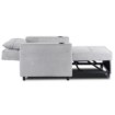 Mebel Elite Раскладной кресло Solor, серый, из вельвета, ME.SOLOR/P/CZ/SZTR/FW - Home Club, изображение 7