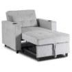 Mebel Elite Раскладной кресло Solor, серый, из вельвета, ME.SOLOR/P/CZ/SZTR/FW - Home Club, изображение 8
