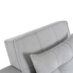 Mebel Elite Раскладной кресло Solor, серый, из вельвета, ME.SOLOR/P/CZ/SZTR/FW - Home Club, изображение 11