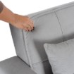 Mebel Elite Раскладной кресло Solor, серый, из вельвета, ME.SOLOR/P/CZ/SZTR/FW - Home Club, изображение 12