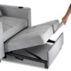 Mebel Elite Раскладной кресло Solor, серый, из вельвета, ME.SOLOR/P/CZ/SZTR/FW - Home Club, изображение 13