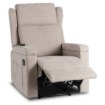 Mebel Elite Раскладной массажный кресло Sebastian, бежевый, ткань, ME.SEBASTIAN/BZ/T/FW - Home Club, изображение 3
