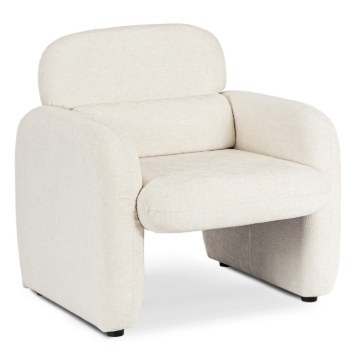 Mebel Elite Кресло для отдыха Togo кремового цвета, ME.TOGO/KR/T/FW - Home Club