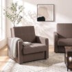 Mebel Elite Набор из 2 одноместных кресел-кроватей Milan 1, бежевого цвета, PPHUE.MAJA1/POLARIS4/Z2/FW - Home Club, изображение 2