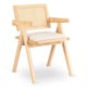 Mebel Elite Стілець Madera 2, дуб/бежевий, ажурний, ME.MADERA2/BZ/T/D/DK/K - Home Club