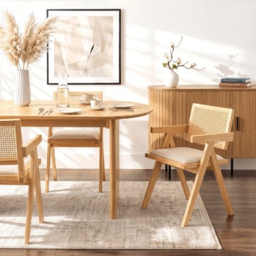 Mebel Elite Стілець Madera 2, дуб/бежевий, ажурний, ME.MADERA2/BZ/T/D/DK/K - Home Club