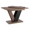 Mebel Elite Стол Clark, раскладной, 120–160 см, орех/чёрный, PM.DUBAJ/O/CZ/S - Home Club, изображение 4