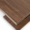 Mebel Elite Стол Clark, раскладной, 120–160 см, орех/чёрный, PM.DUBAJ/O/CZ/S - Home Club, изображение 9