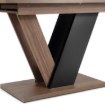 Mebel Elite Стол Clark, раскладной, 120–160 см, орех/чёрный, PM.DUBAJ/O/CZ/S - Home Club, изображение 10