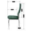 Mebel Elite Стул Molly, зеленый, велюровый, ME.MOLLY/Z/CH/V/K - Home Club, изображение 7
