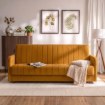 Mebel Elite Раскладной диван Porto, горчичного цвета, велюровый, PPHUE.PIEER/KRONOS1/WER - Home Club, изображение 2