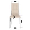 Mebel Elite Стул Molly, бежевый, экокожа, ME.MOLLY/BZ/CH/E/K - Home Club, изображение 6