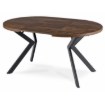 Mebel Elite Стіл Lukas, розкладний, 100–250 см, дуб у стилі рустик/чорний, ME.LUKAS/DRU/CZ/S - Home Club, Зображення 6