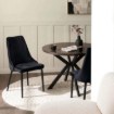 Mebel Elite Стул Bari, черный, велюровый, ME.BARI/CZ/V/K - Home Club, изображение 2