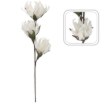 Garden Line Декоративный цветок — магнолия, 3 цветка, 96 см, белая, TER3174 - Home Club