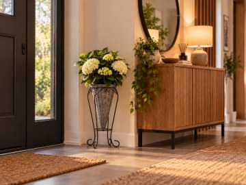 Chomik Плетеная корзина на ножках, 20 × 54 см, серая, SIL1071 - Home Club
